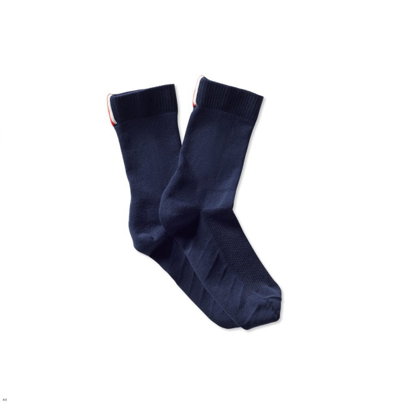 Navy Tracksmith Speed Crew Sock | ISBWX-5083