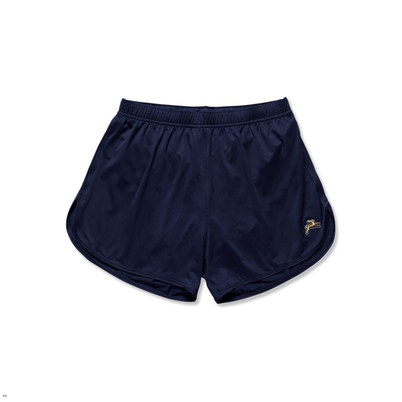 Navy Tracksmith Twilight Women\'s Shorts | YGLAO-5083