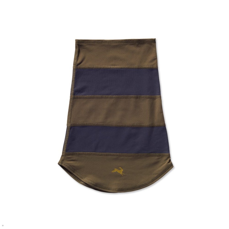 Olive Navy Tracksmith Inverno Neck Warmer | PRWYS-3592