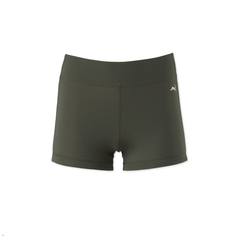 Olive Tracksmith Bell Lap Women\'s Shorts | GIDVX-5208