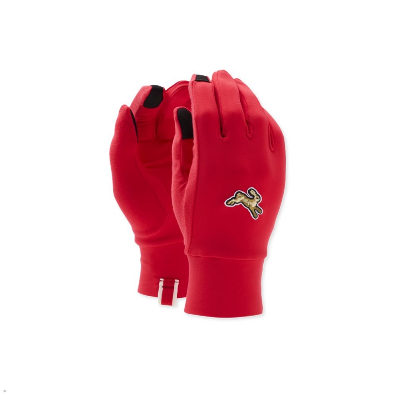 Red Tracksmith Inverno Gloves | UNAWC-8526