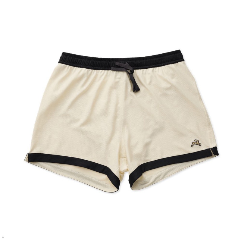 White Black Tracksmith Van Cortlandt Grand Men\'s Shorts | NBRGC-5163