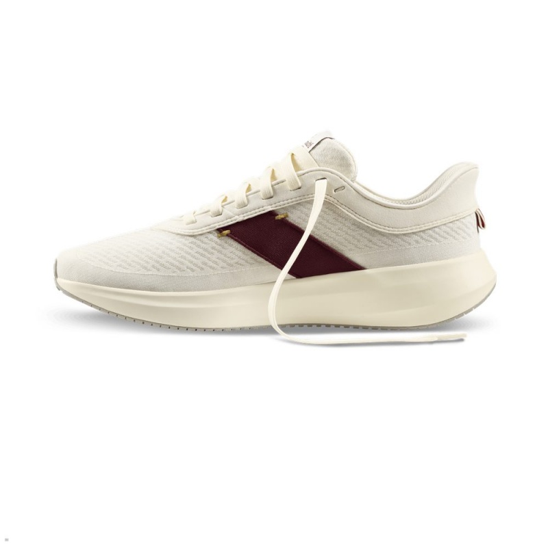 White Burgundy Tracksmith Eliot Runner Men's Shoes | XTYBE-9260