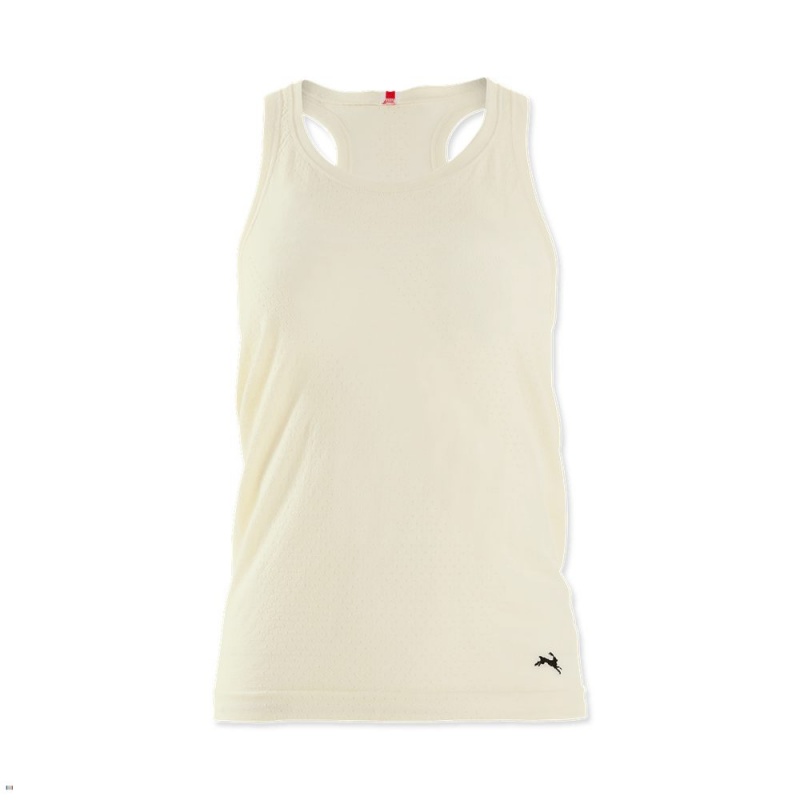 White Tracksmith Brighton Base Layer Women\'s Tank | BCWMZ-2540