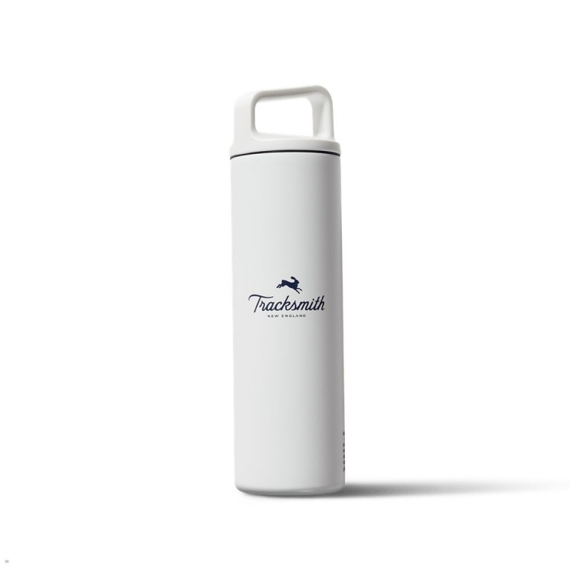 White Tracksmith Stainless Steel Bottle Other Accessories | DMYVI-3568